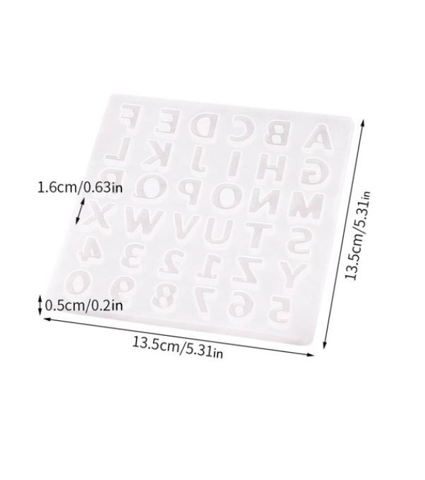Alphabet Silicone Mould (Small)