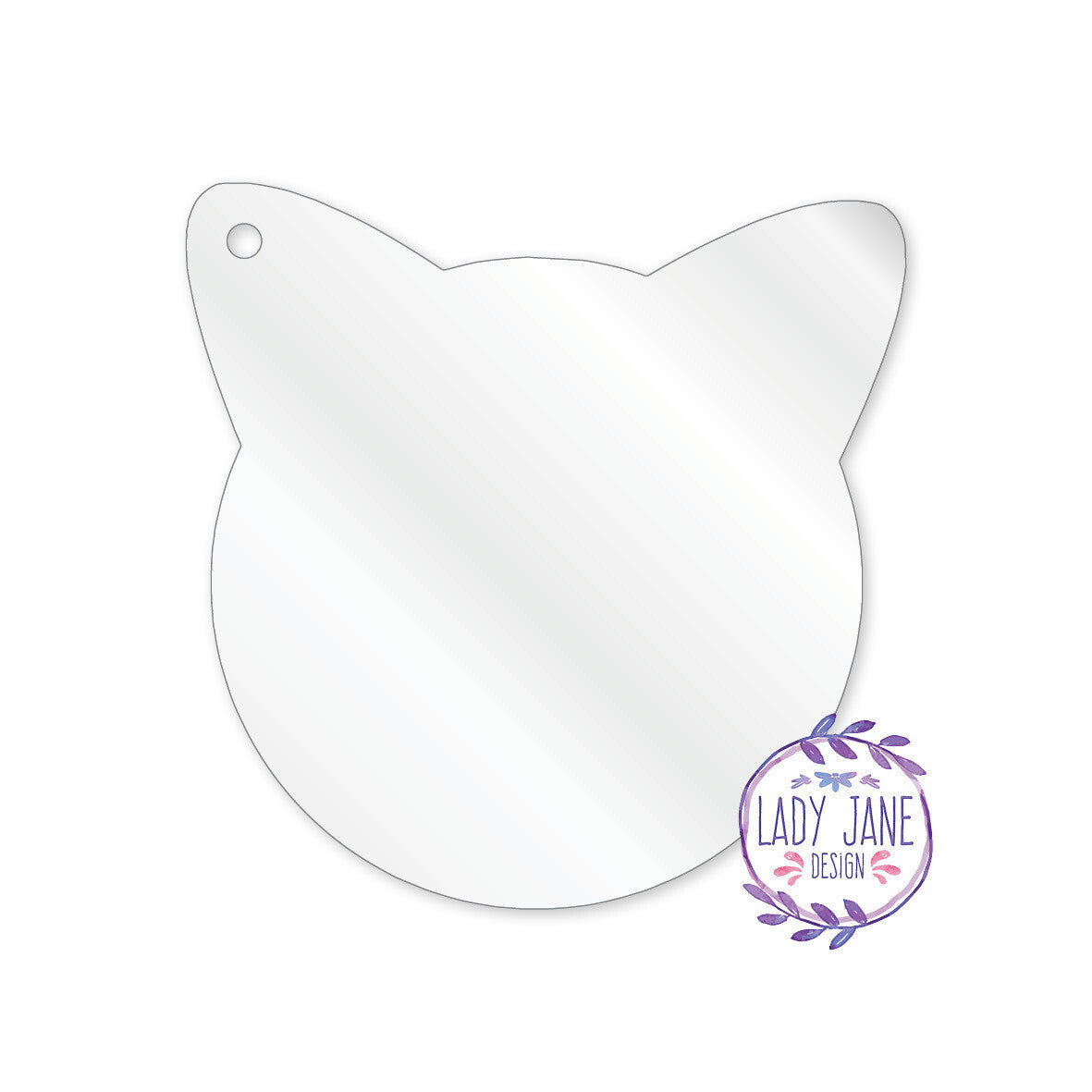 Acrylic Blank Cat Head
