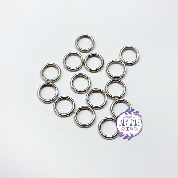 10mm Jump Rings - 50 Pack – Lady Jane Design