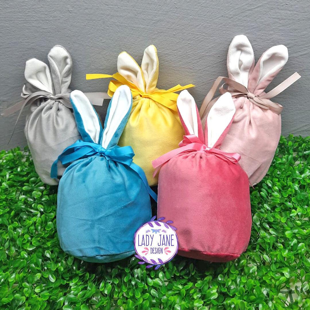 Small Easter Bunny Gift Bag (Yellow)