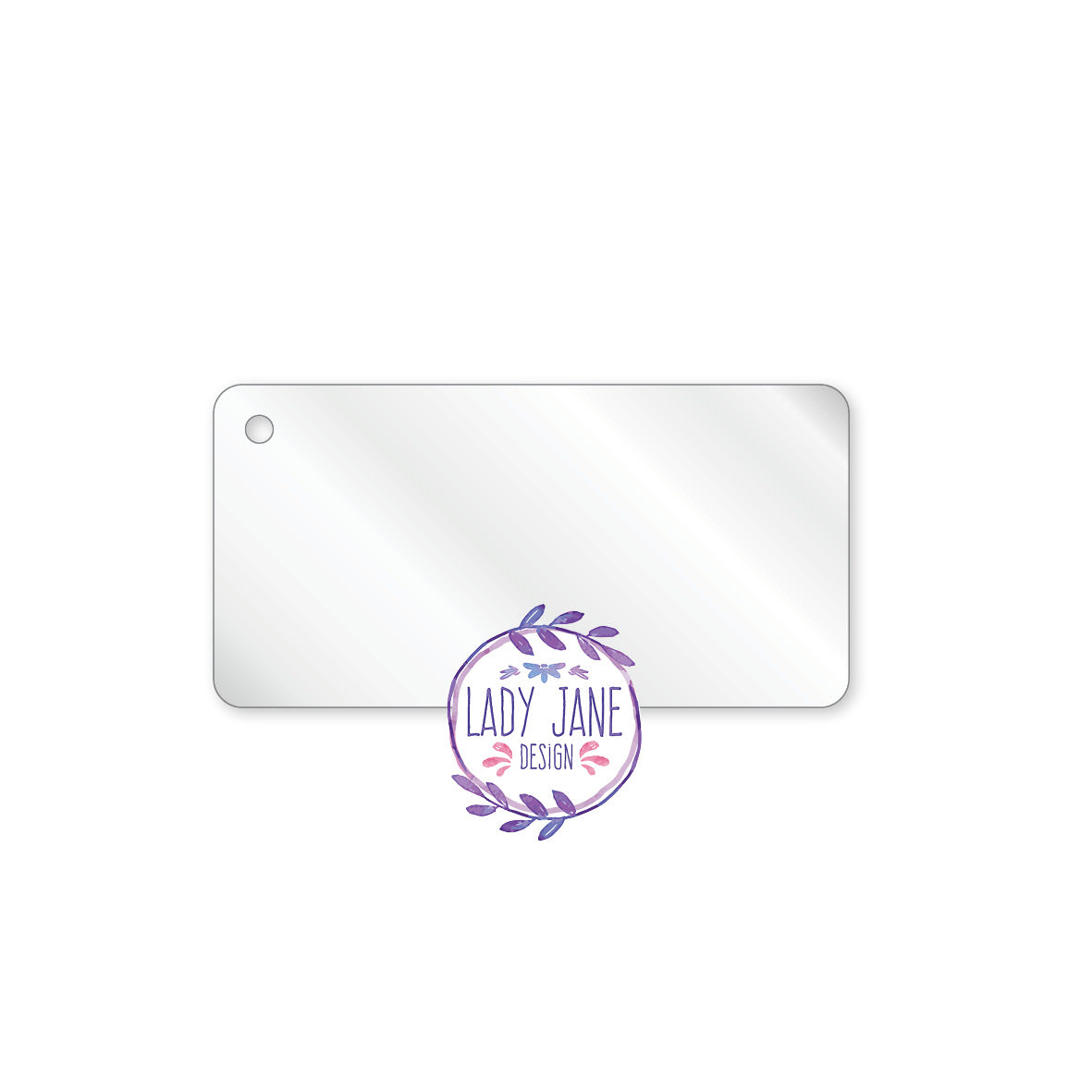 Acrylic Blank Rectangle (60x30mm)