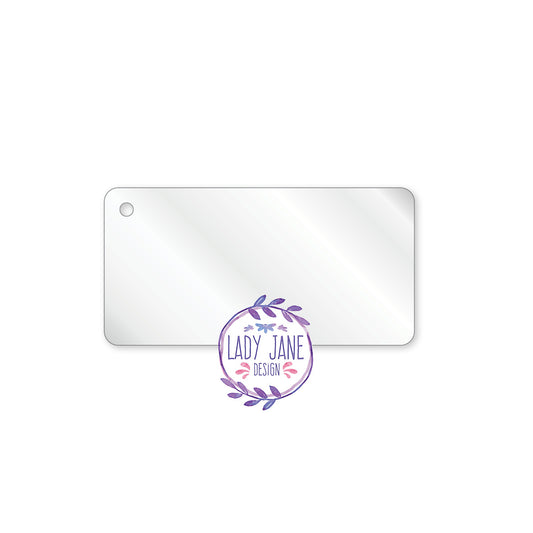 Acrylic Blank Rectangle (60x30mm)