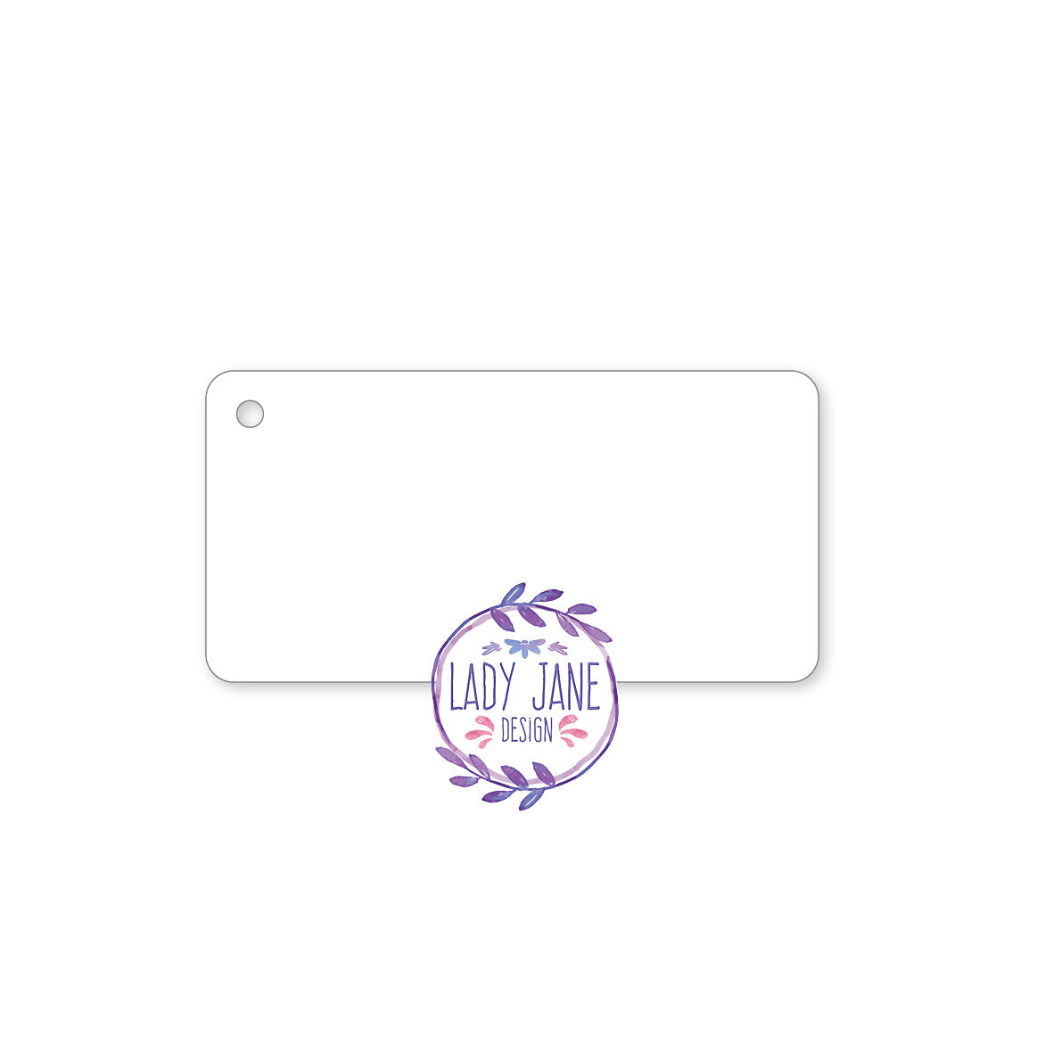 Acrylic Blank Rectangle (60x30mm)